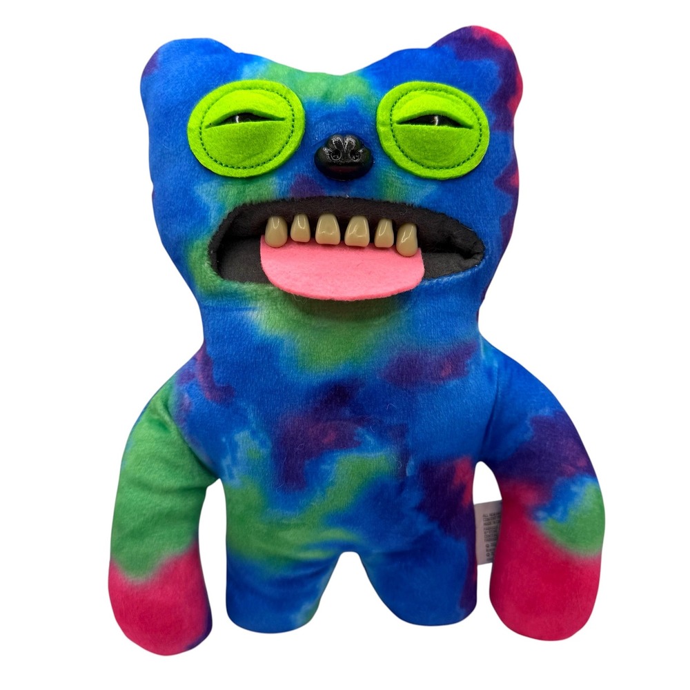 Zuru Fuggler Sir Belch Tie Dye Laboratory Misfits Funny Ugly Monster Plush 9in